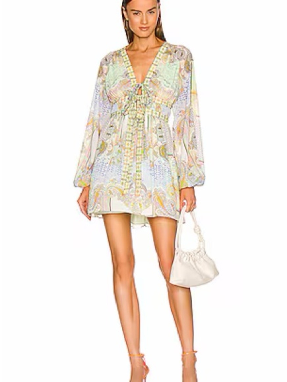 Alexis Tessie Printed Gauze Minidress